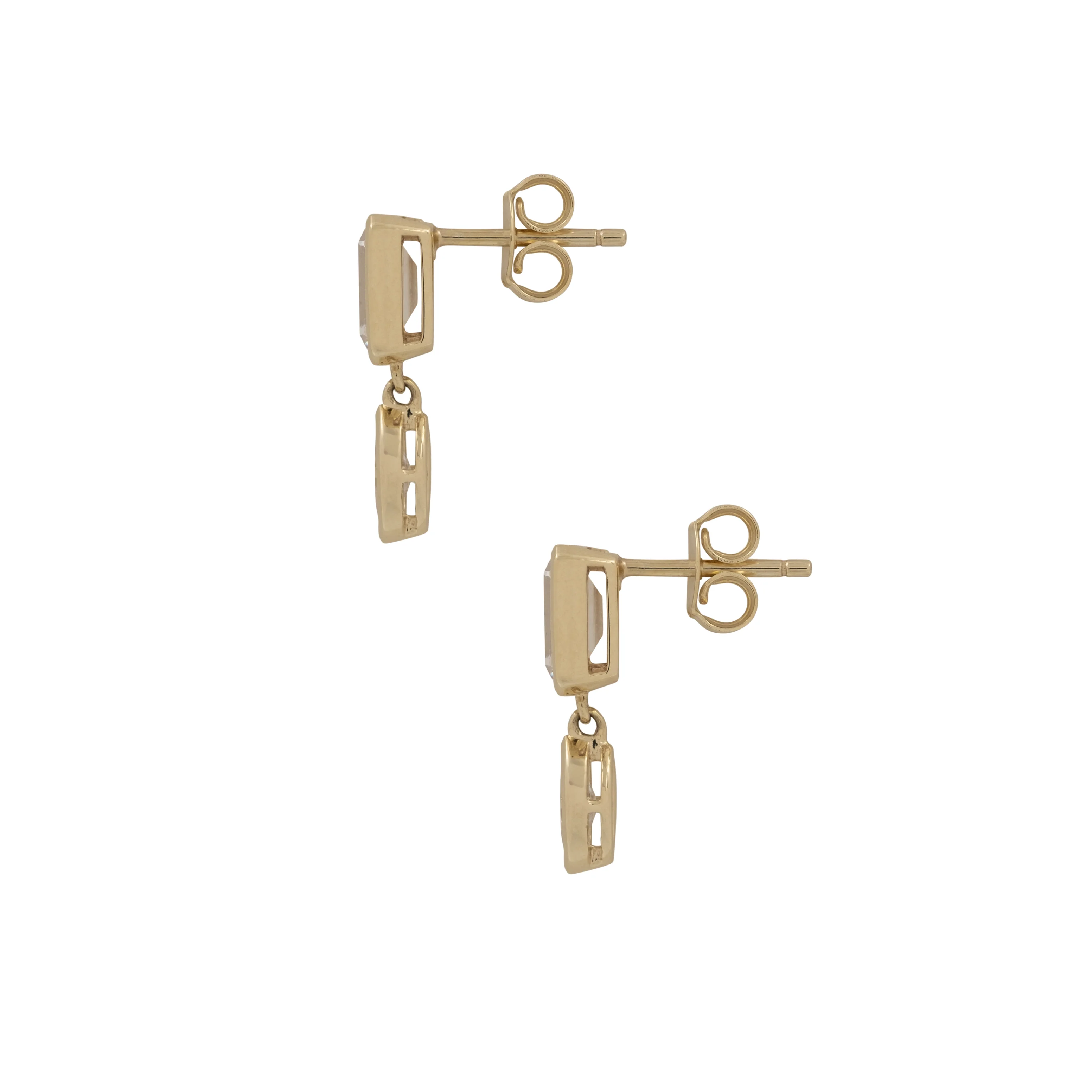 THE EMERALD-MARQUISE DROP EARRINGS - Image 3