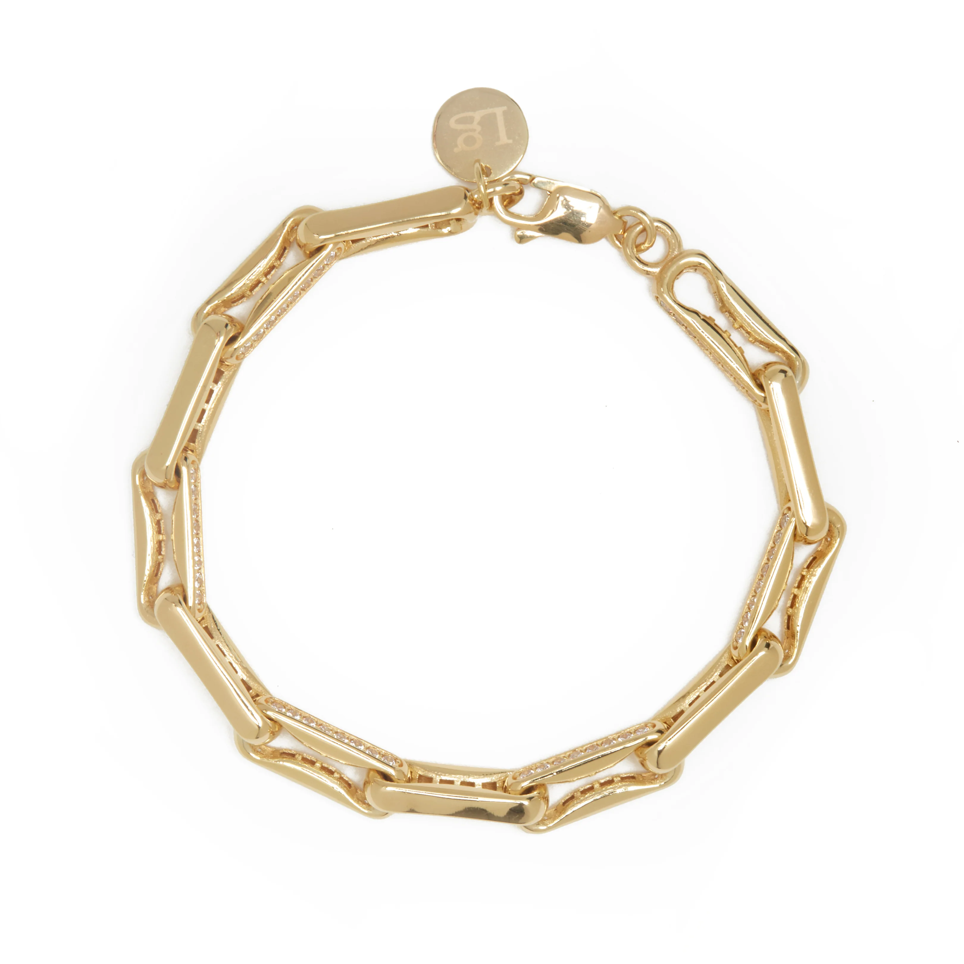 THE LARGE INDENTED PAPERCLIP BRACELET - Image 3