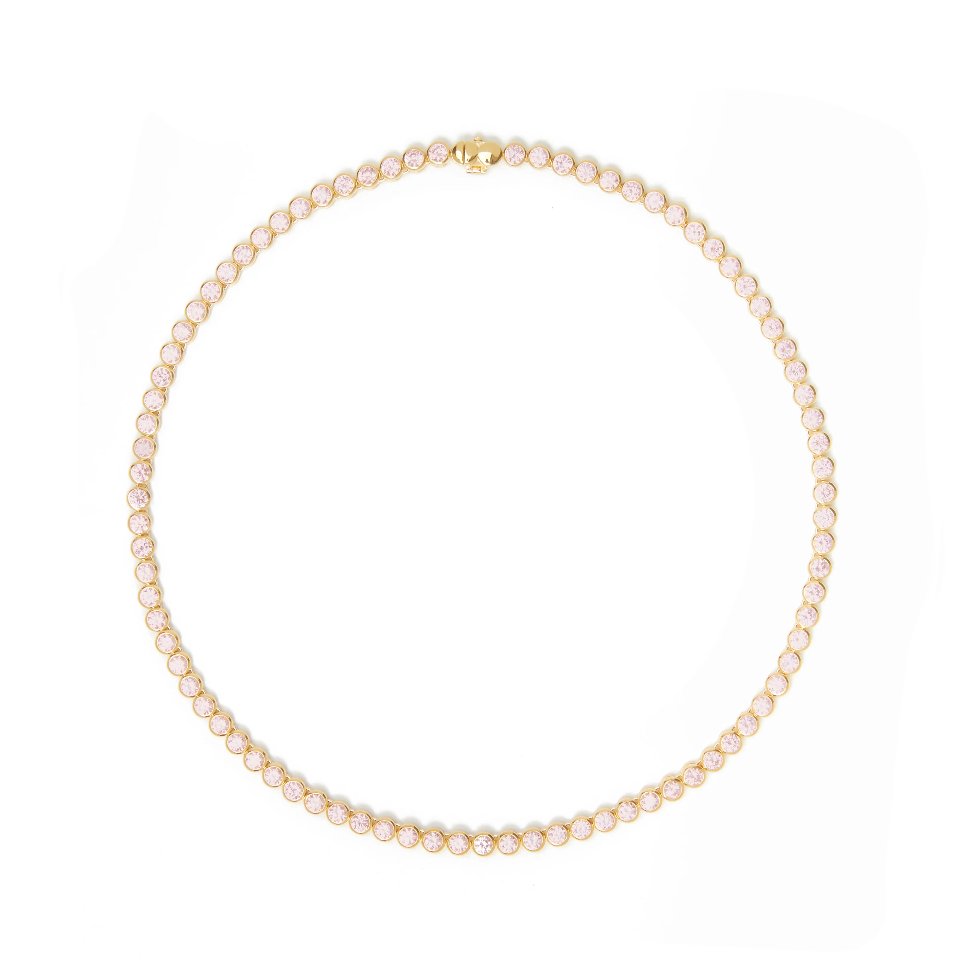 THE BEZEL TENNIS NECKLACE - Image 4