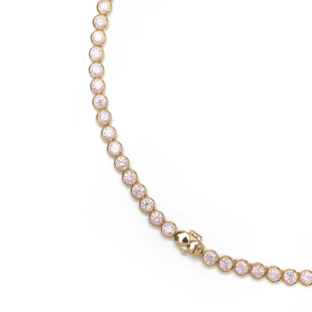 THE BEZEL TENNIS NECKLACE - Image 5