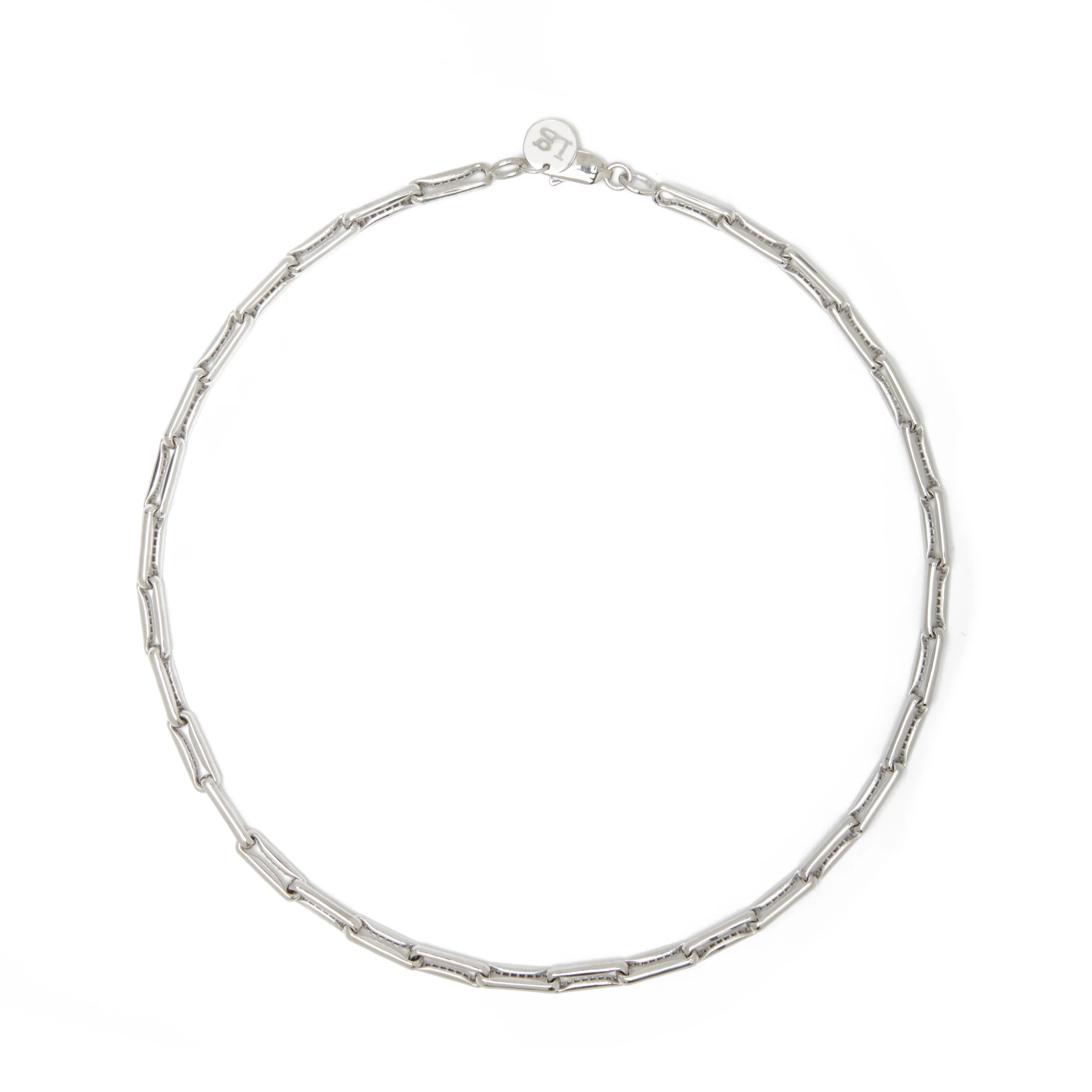 CH023 'SMALL INDENTED PAPERCLIP CHAIN' - Image 4
