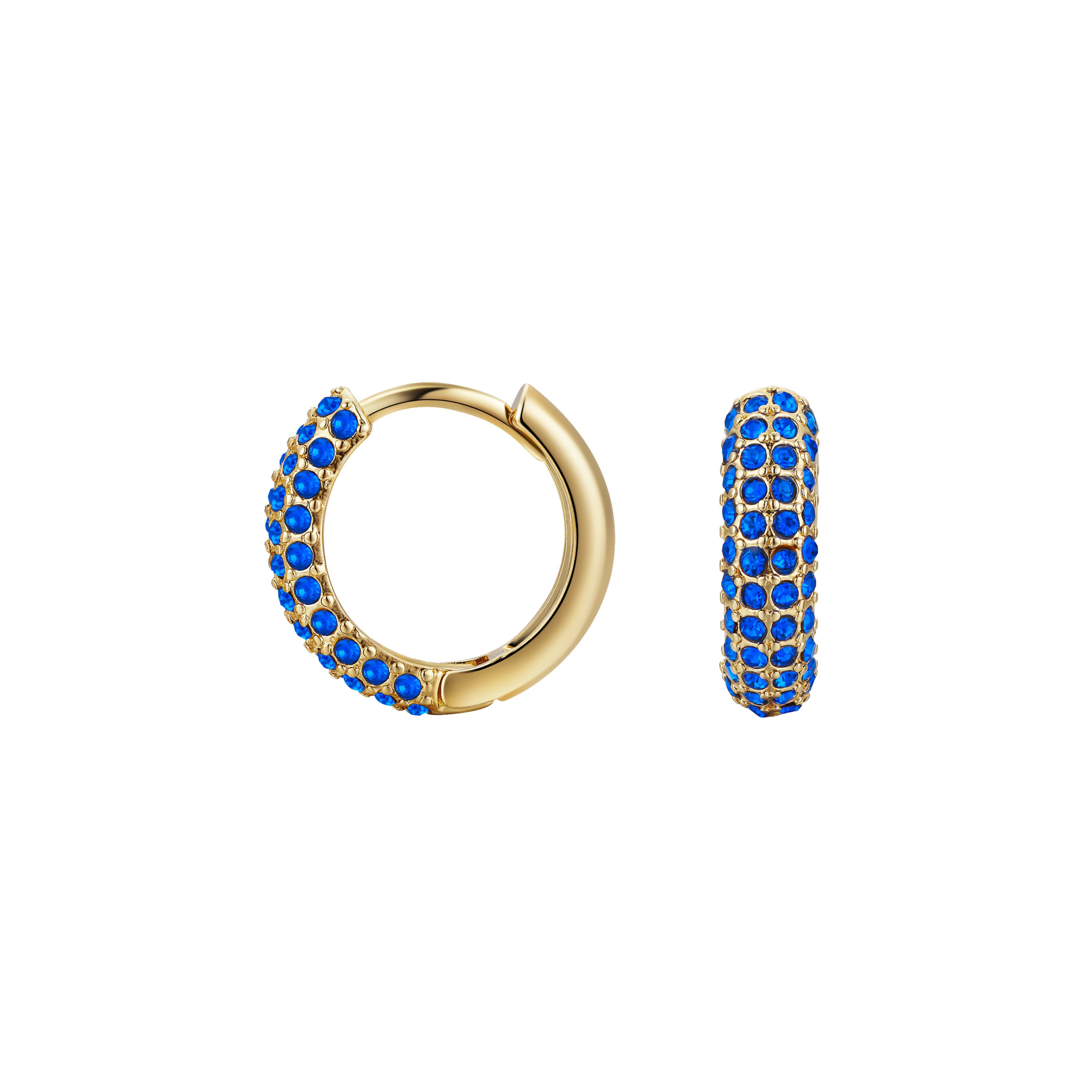THE CRYSTAL HUGGIES COLORED CZ