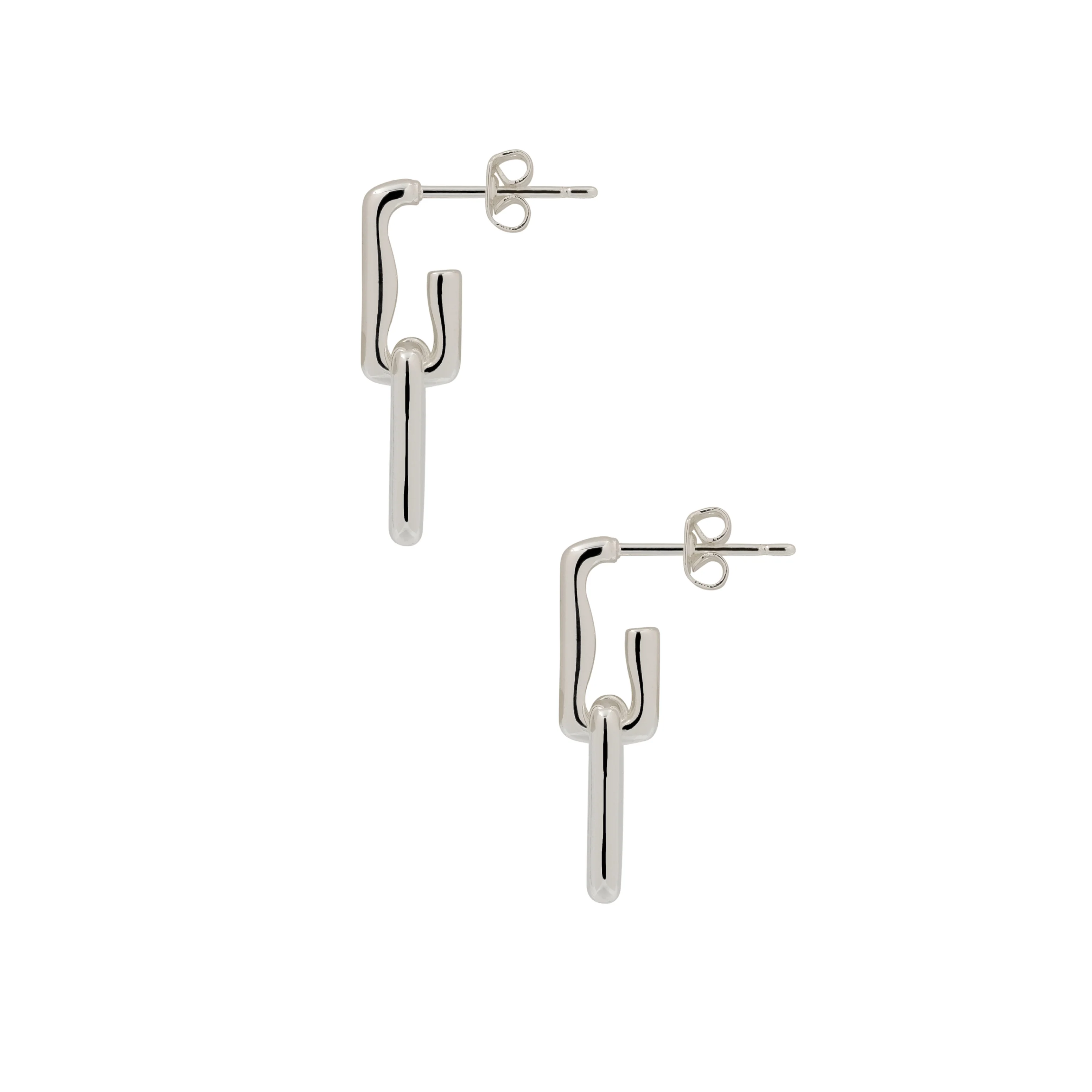 THE PAPERCLIP DROP EARRINGS - Image 5