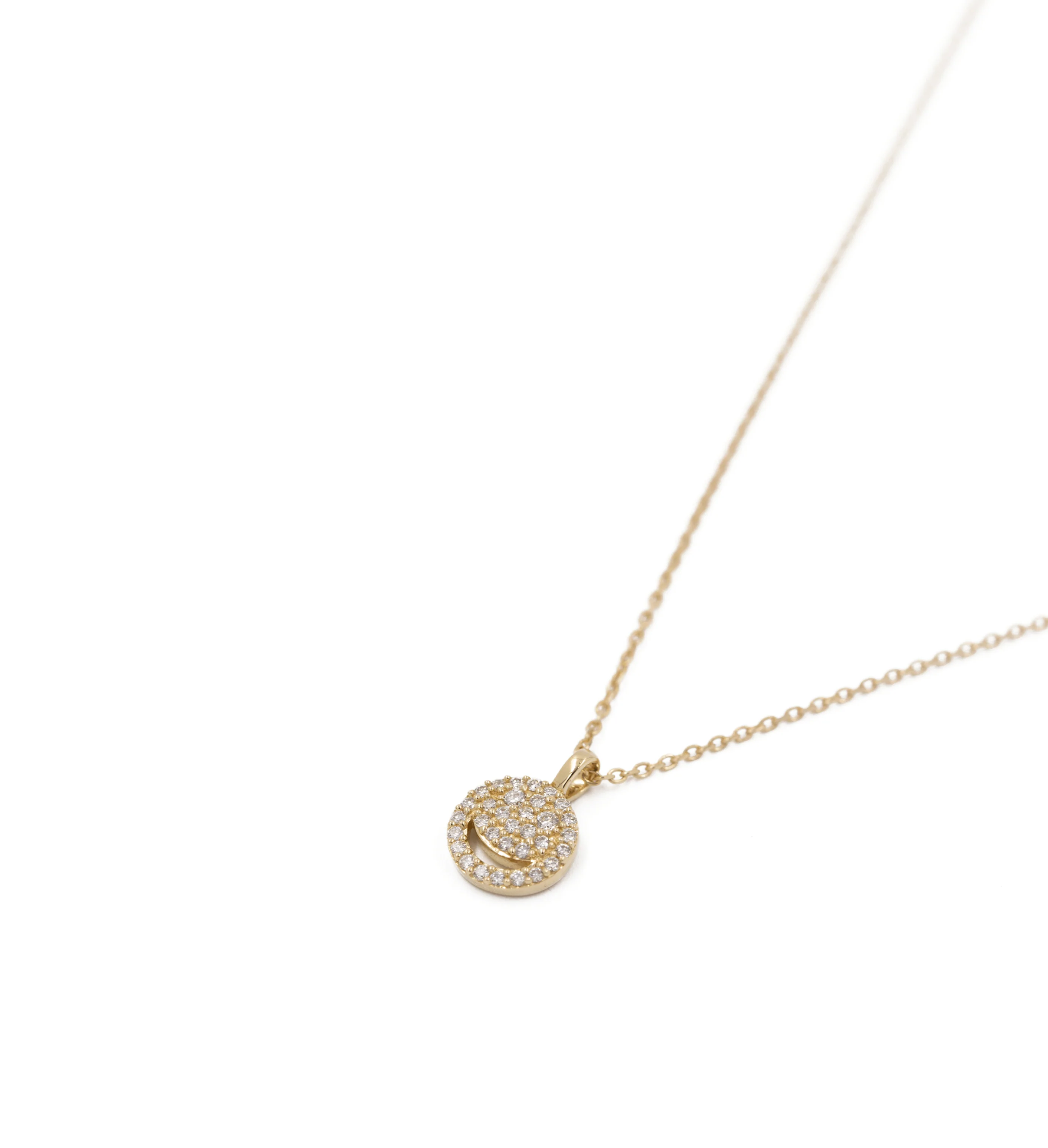 THE PAVÉ HAPPY FACE NECKLACE - Image 5