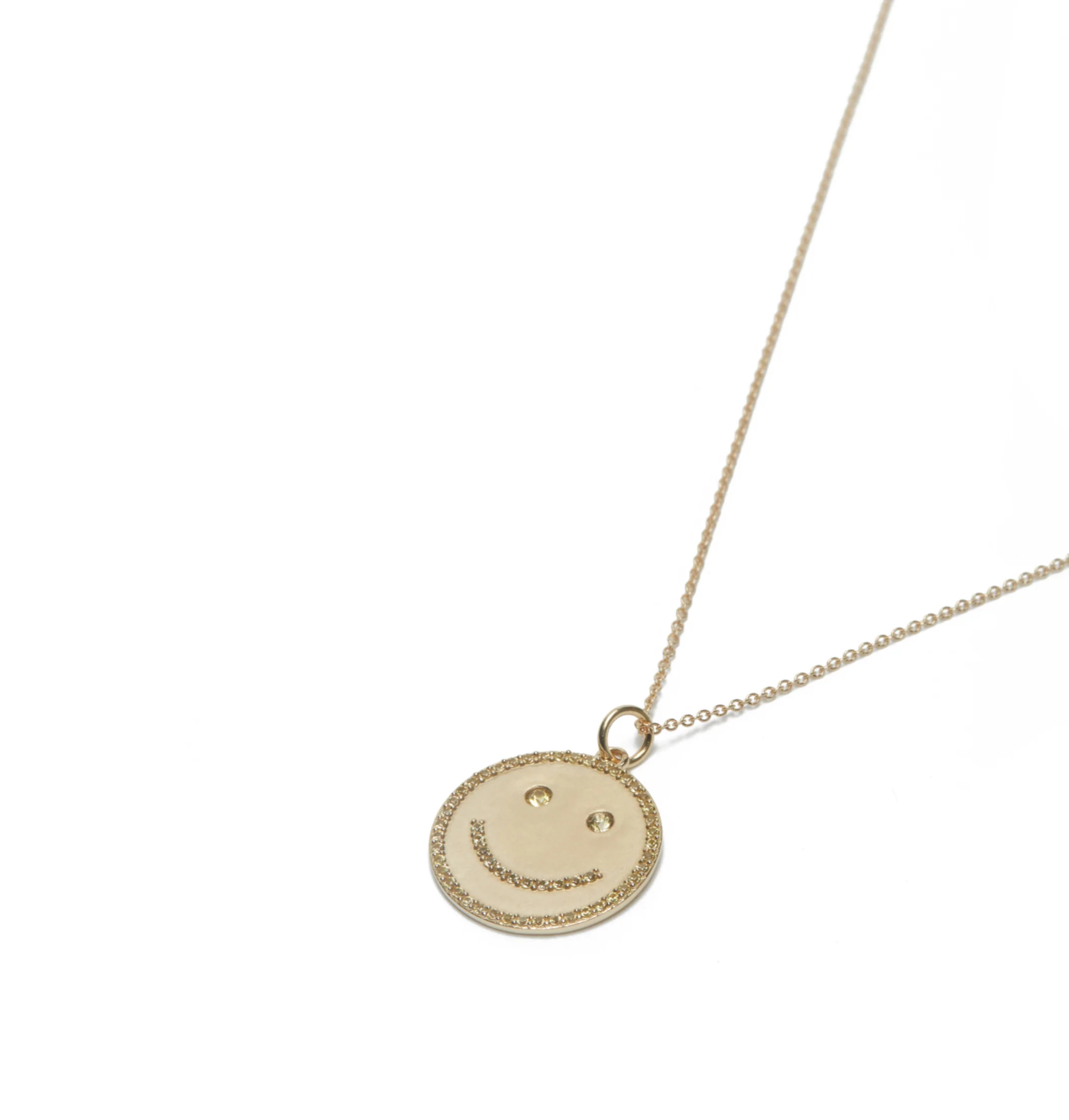 THE SEMI PAVÉ HAPPY FACE PENDANT - Image 10