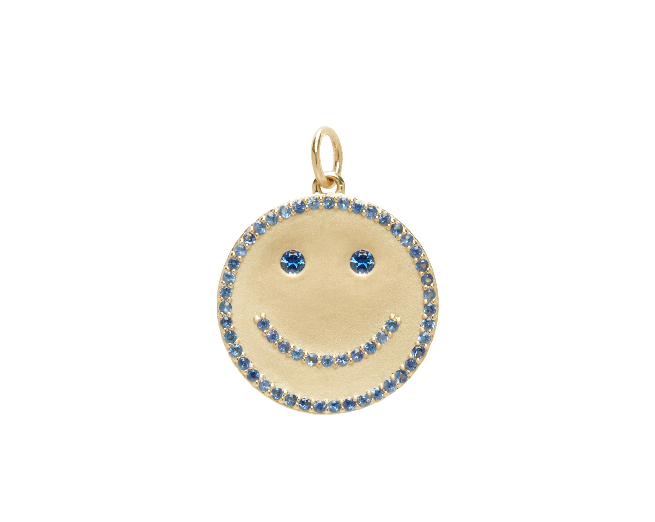 THE SEMI PAVÉ HAPPY FACE PENDANT - Image 11