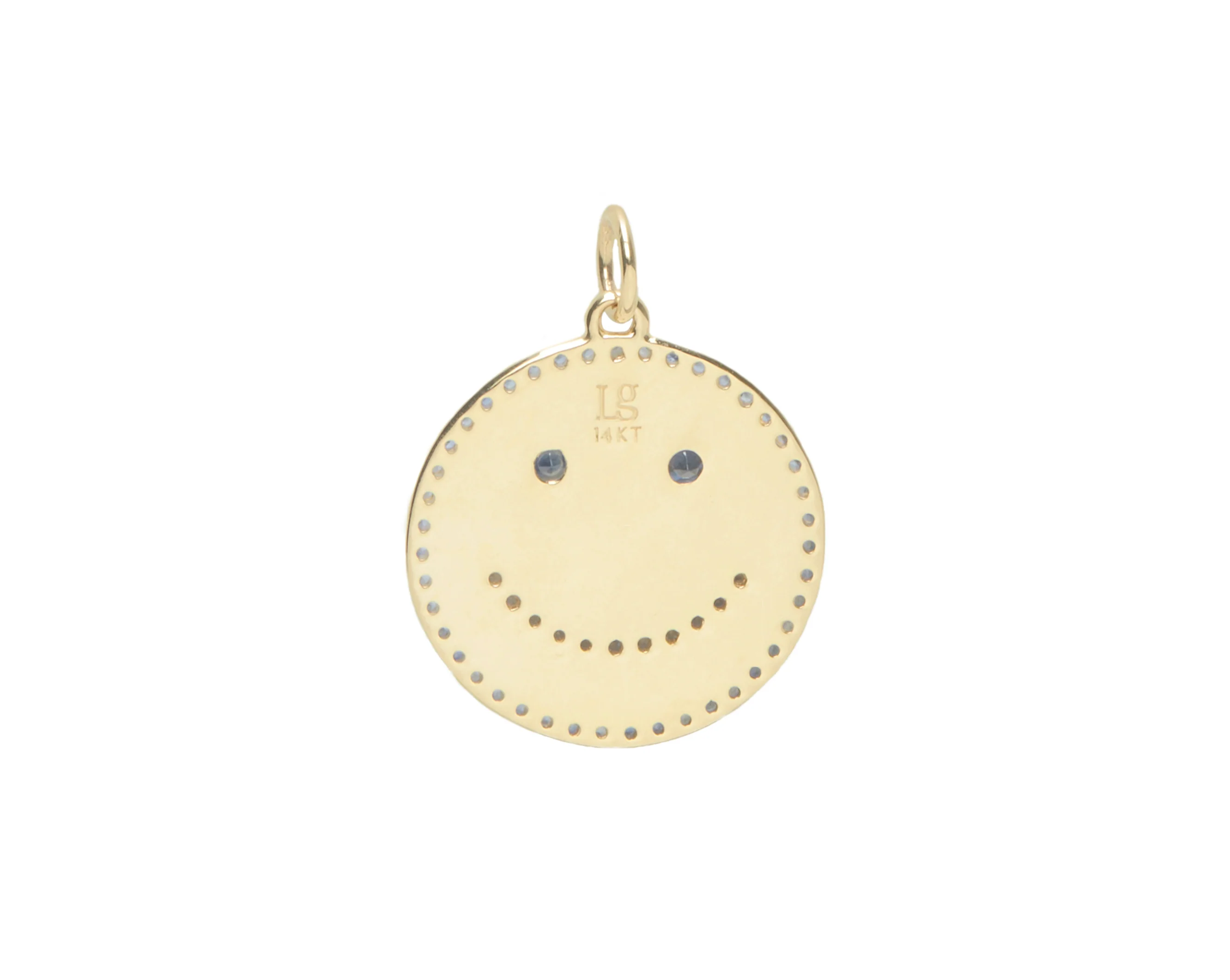 THE SEMI PAVÉ HAPPY FACE PENDANT - Image 12