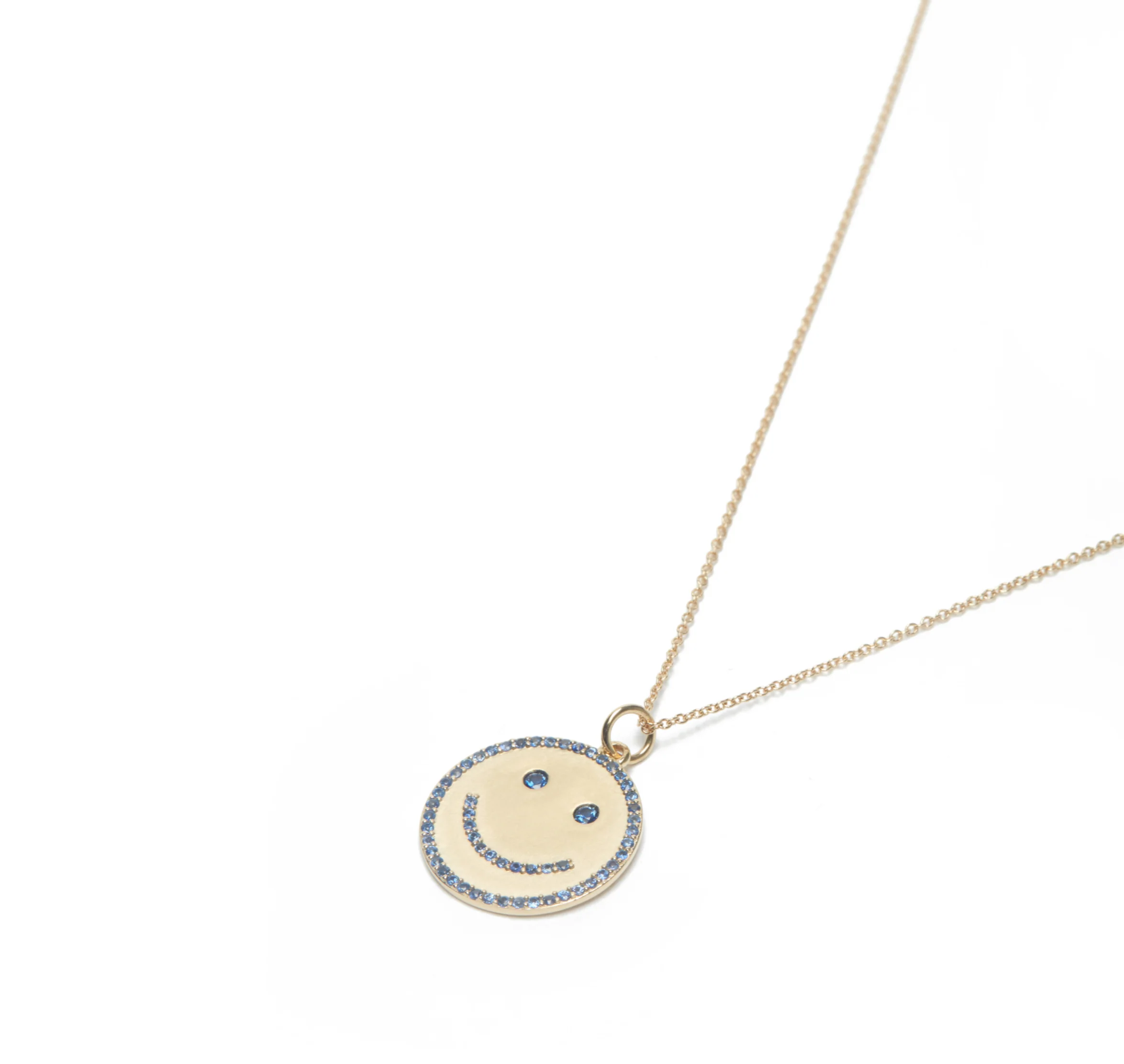 THE SEMI PAVÉ HAPPY FACE PENDANT - Image 13