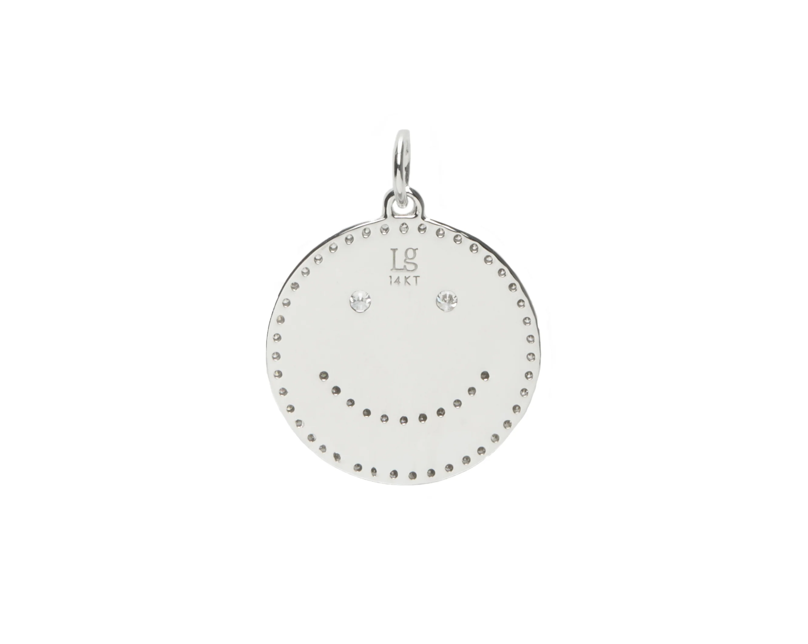THE SEMI PAVÉ HAPPY FACE PENDANT - Image 15
