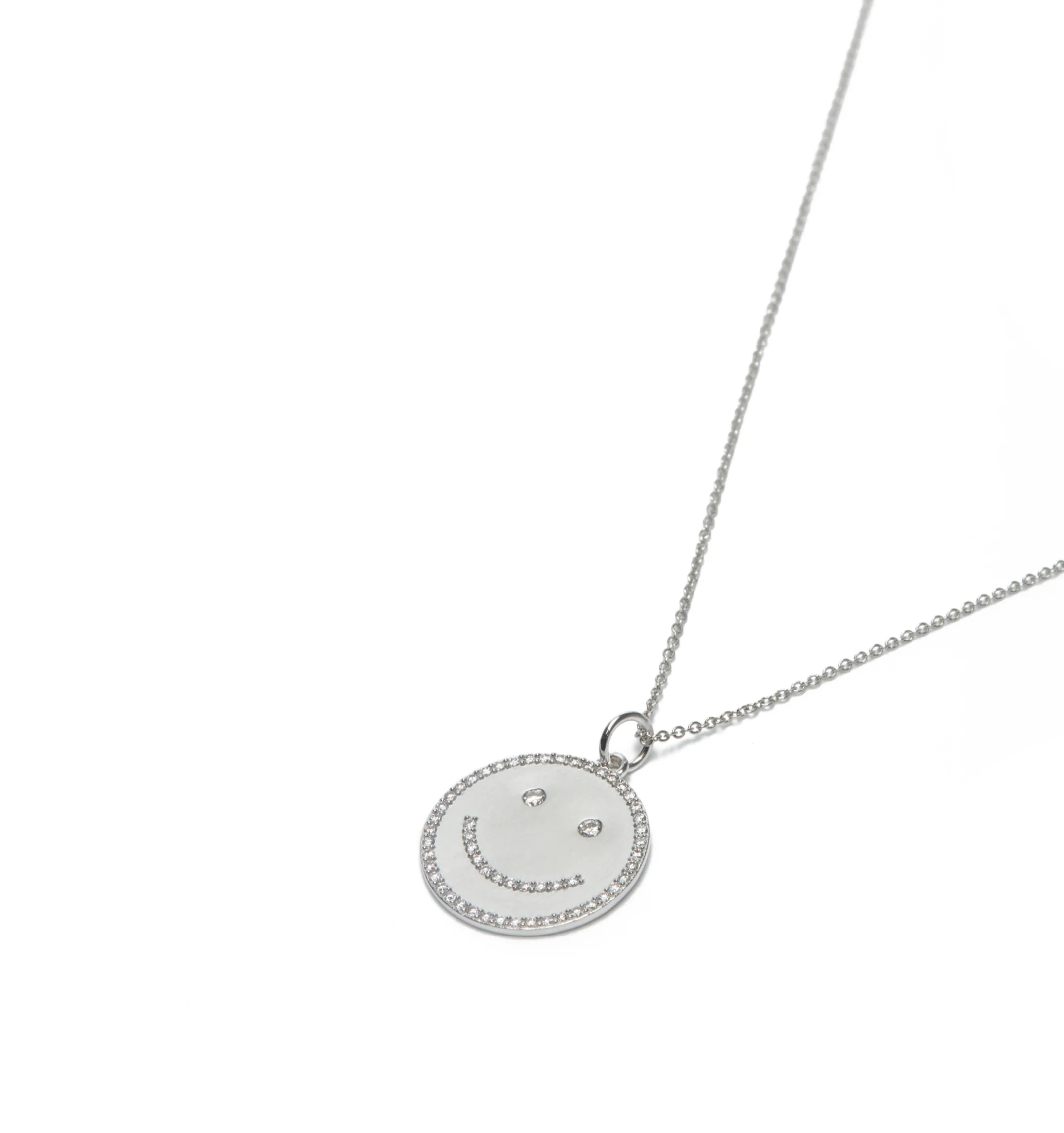 THE SEMI PAVÉ HAPPY FACE PENDANT - Image 16
