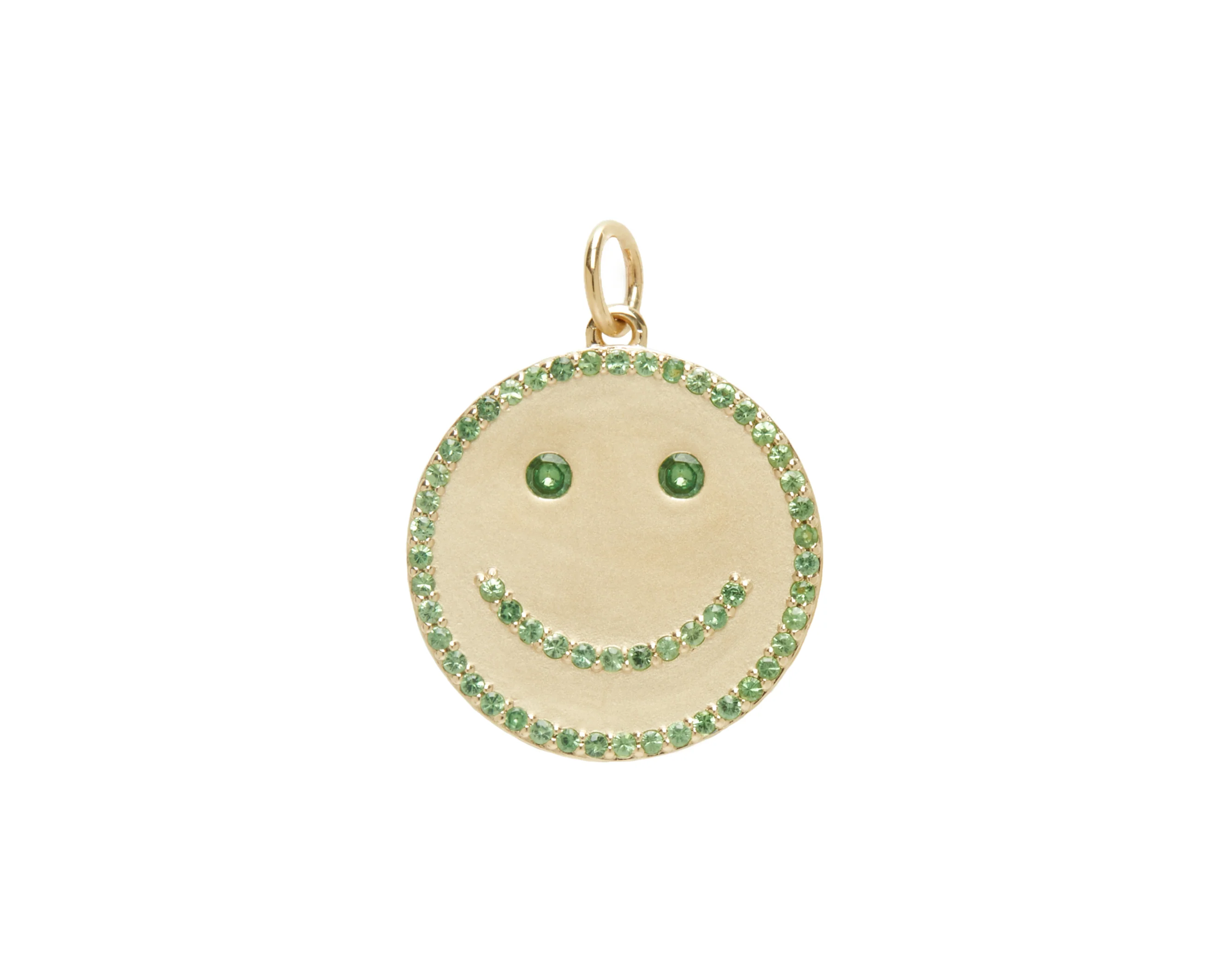 THE SEMI PAVÉ HAPPY FACE PENDANT - Image 17
