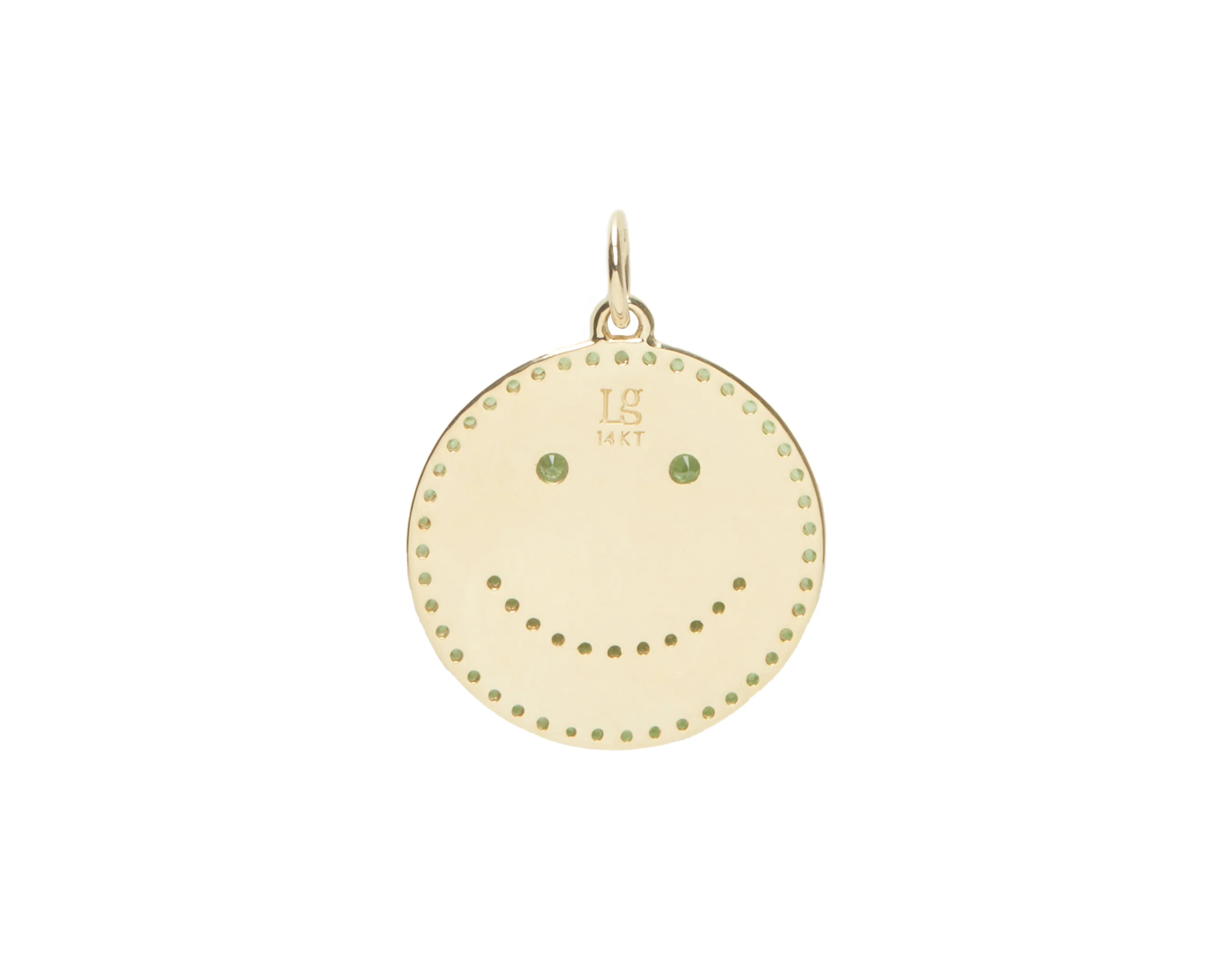 THE SEMI PAVÉ HAPPY FACE PENDANT - Image 18