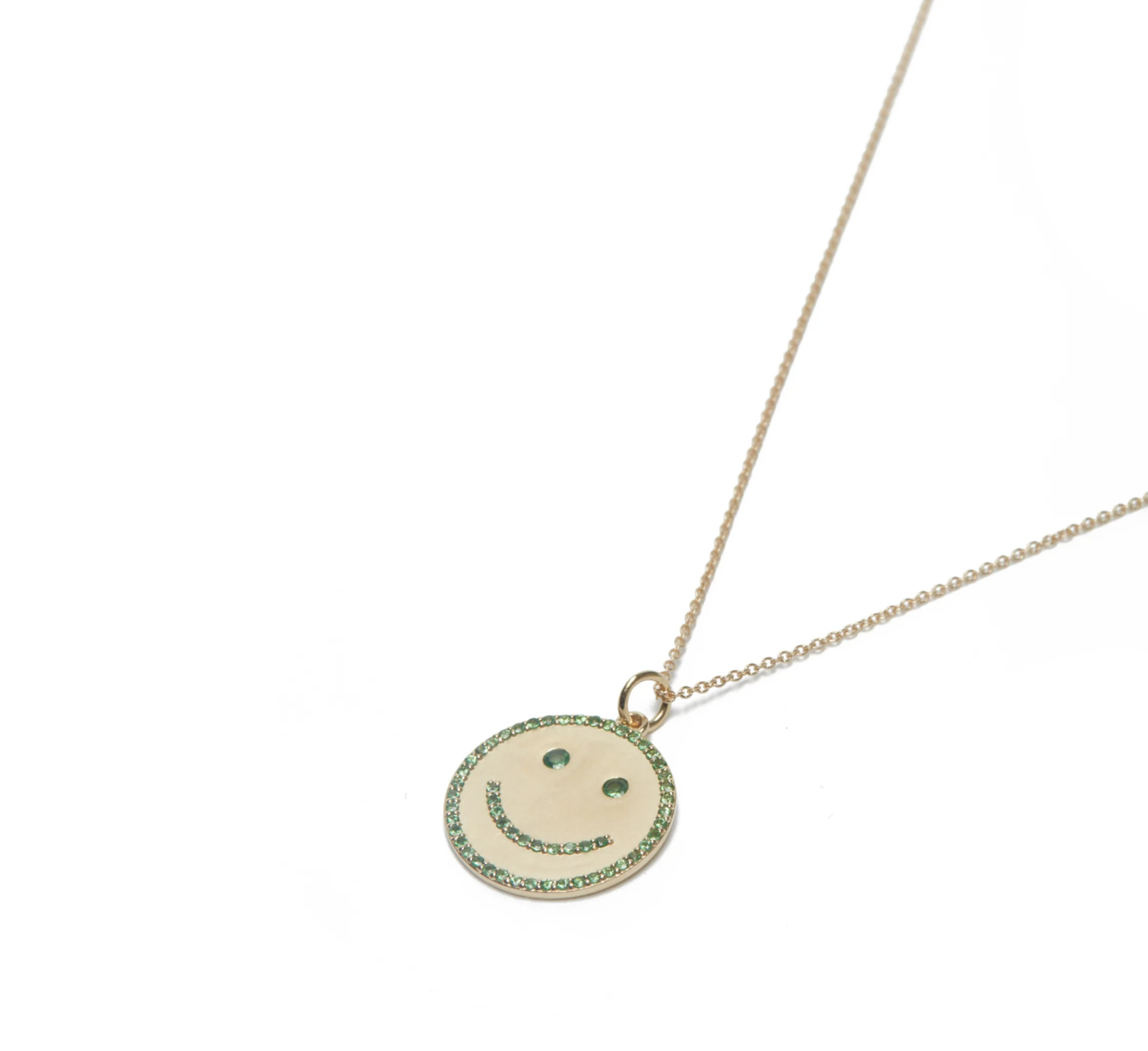 THE SEMI PAVÉ HAPPY FACE PENDANT - Image 19