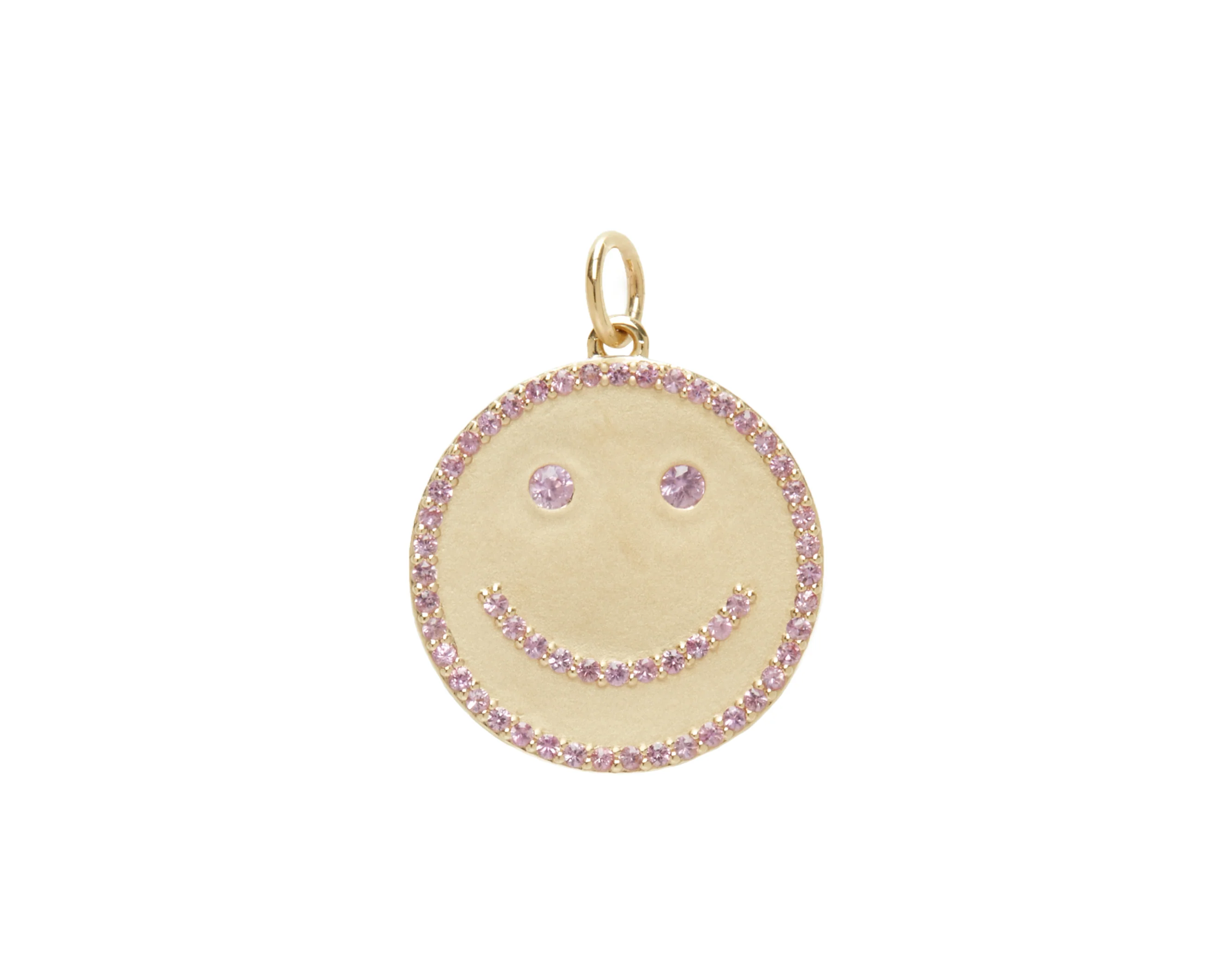 THE SEMI PAVÉ HAPPY FACE PENDANT - Image 5