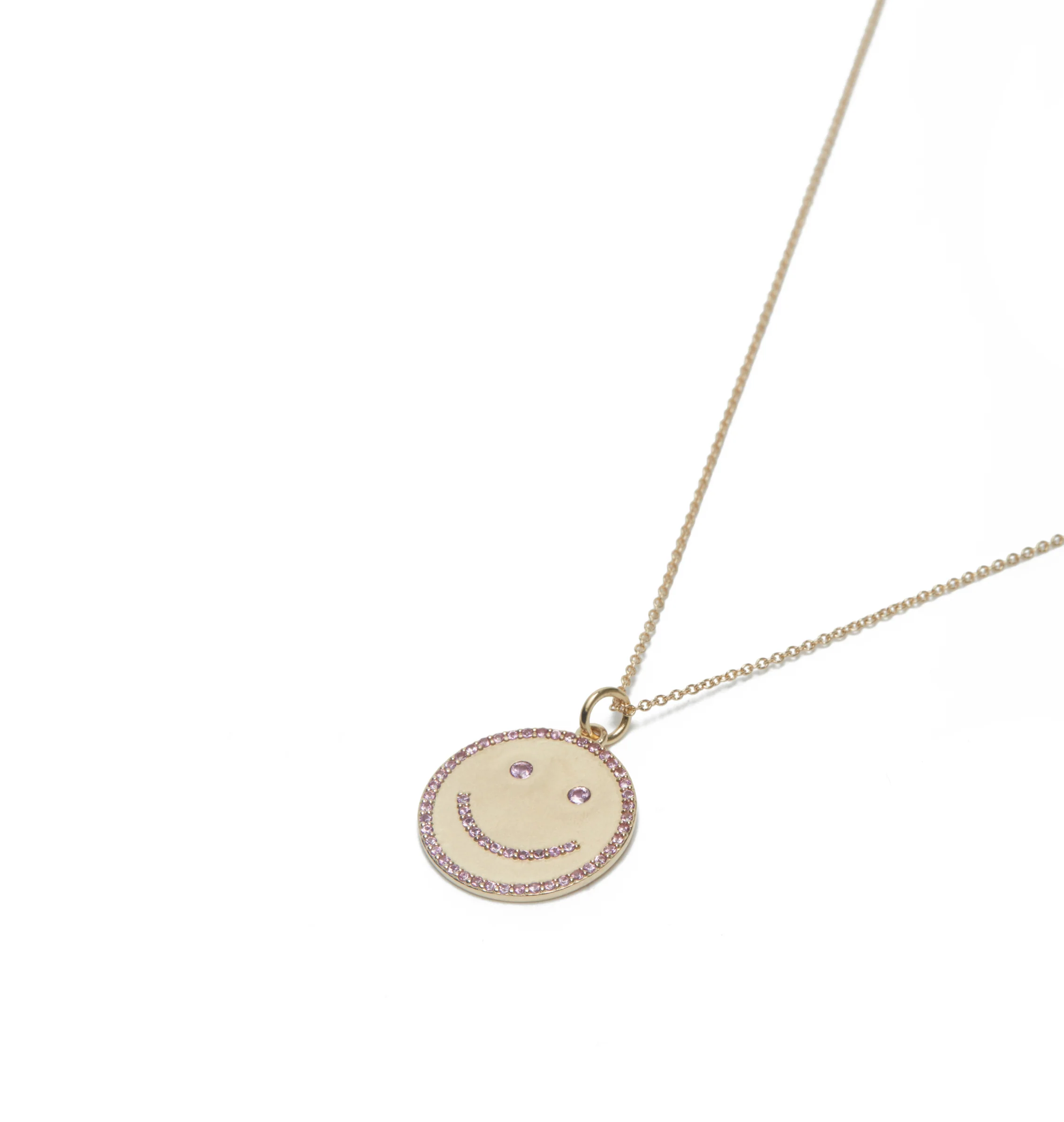 THE SEMI PAVÉ HAPPY FACE PENDANT - Image 7