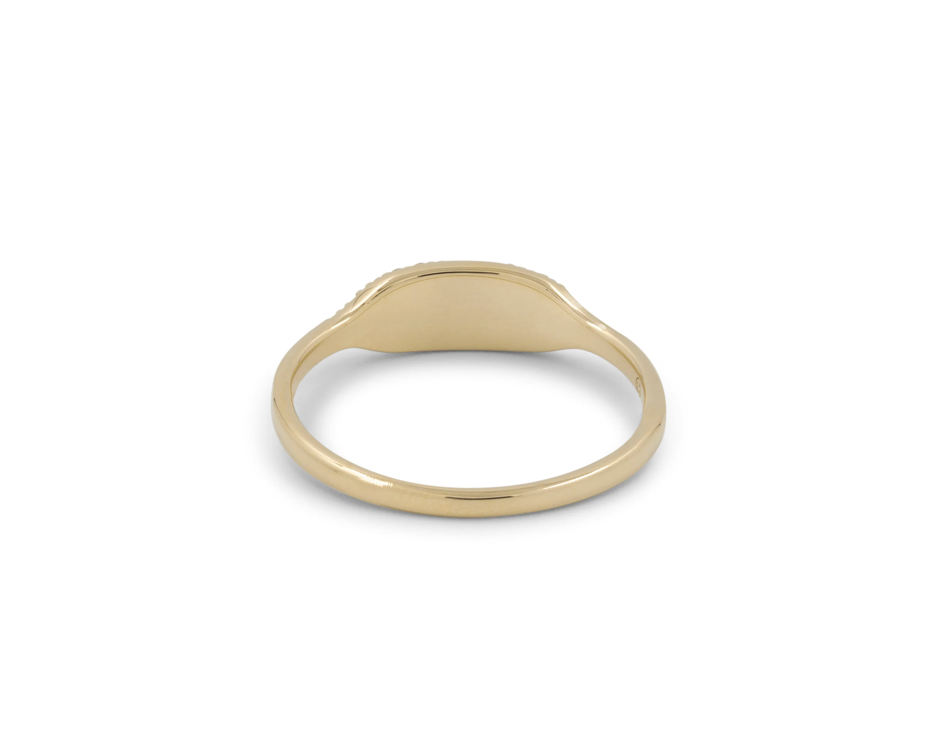 THE PAVÉ SIGNET RING - Image 3