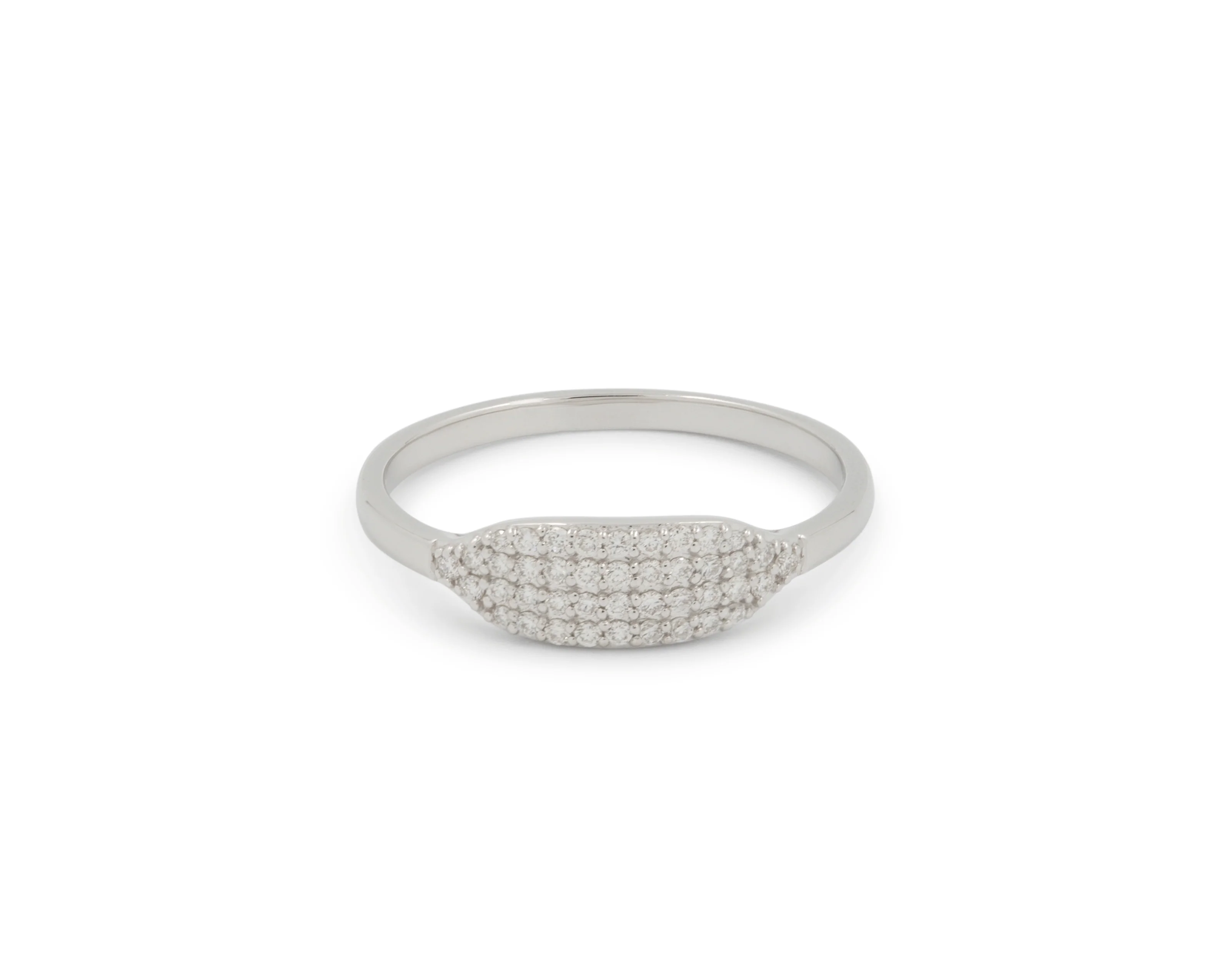 THE PAVÉ SIGNET RING - Image 5