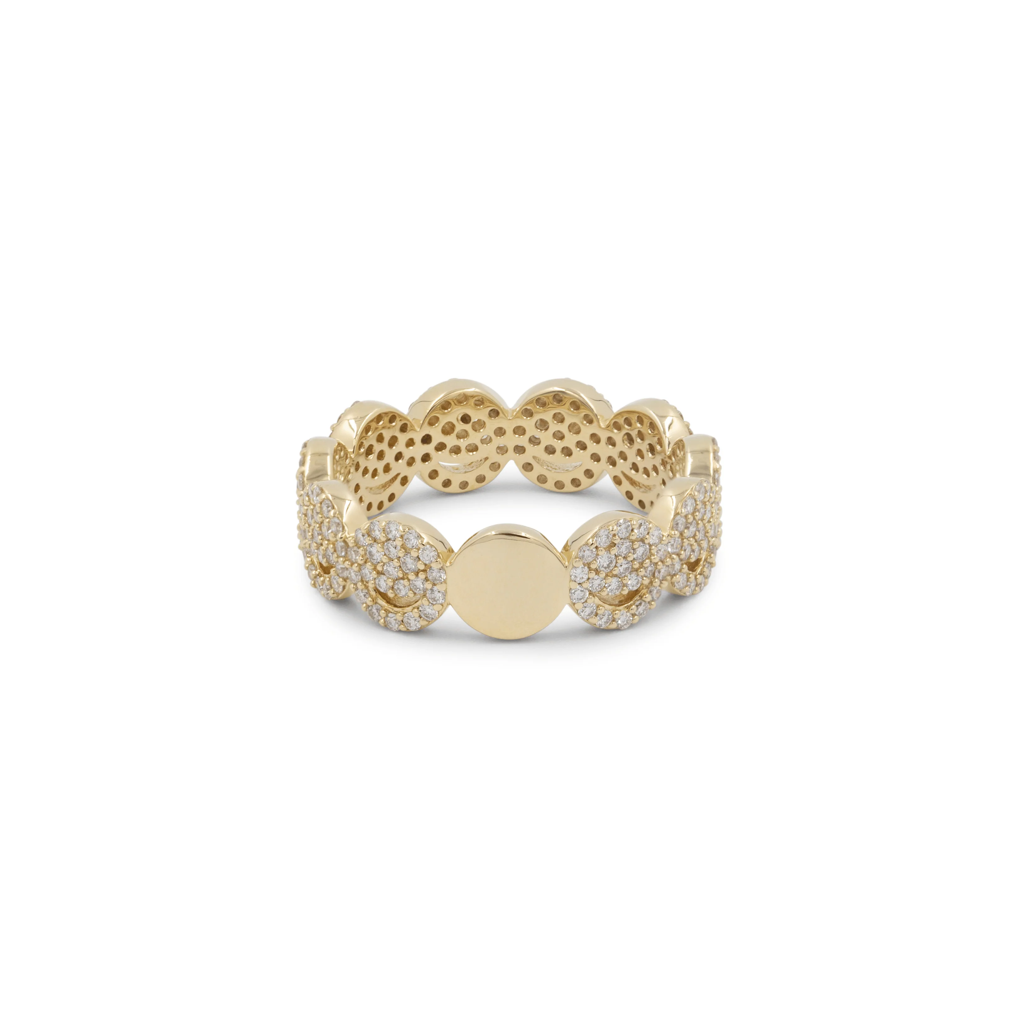 THE PAVÉ ETERNAL HAPPY FACE RING - Image 3
