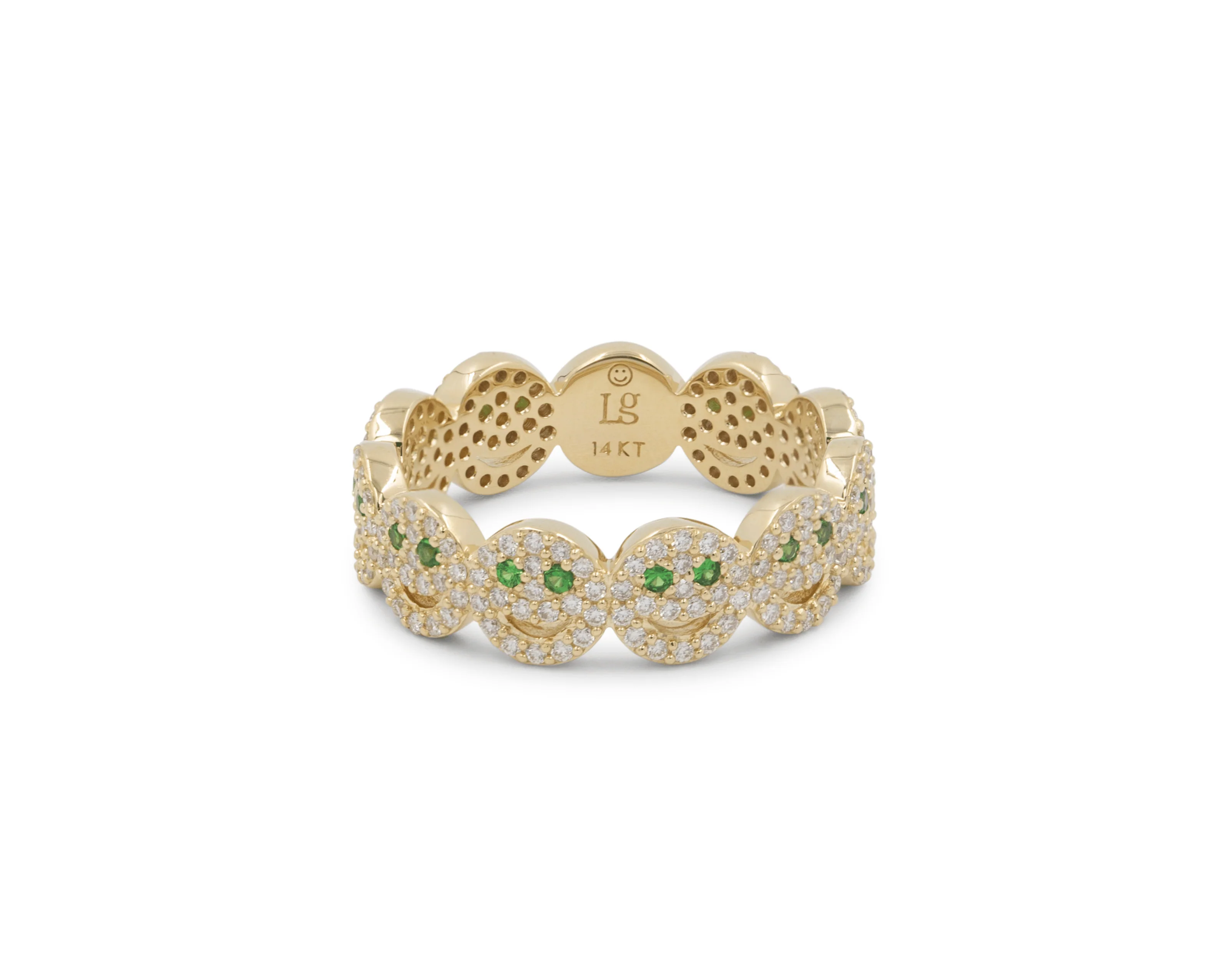THE PAVÉ ETERNAL HAPPY FACE RING - Image 5