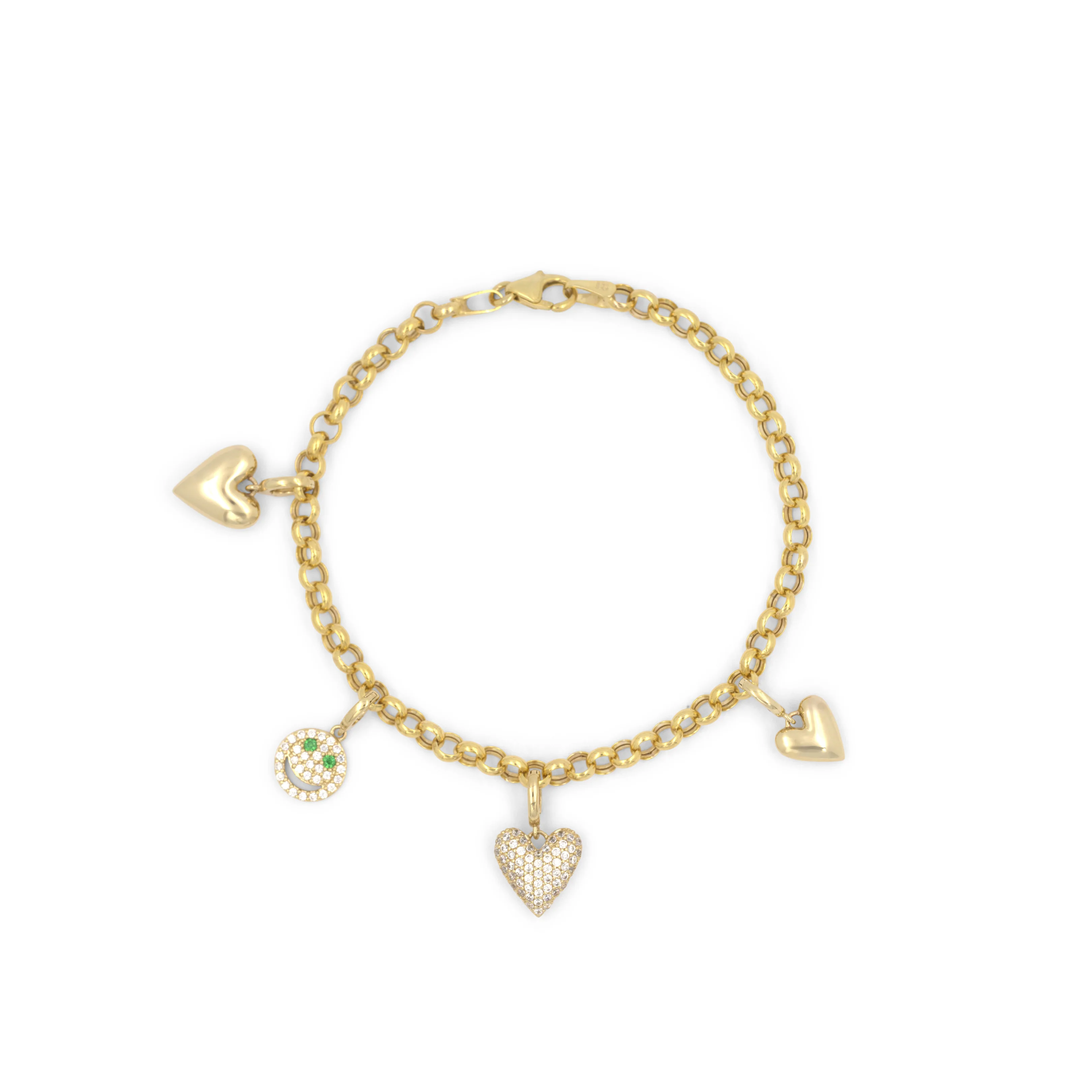 THE PAVÉ HAPPY FACE CHARM - Image 3