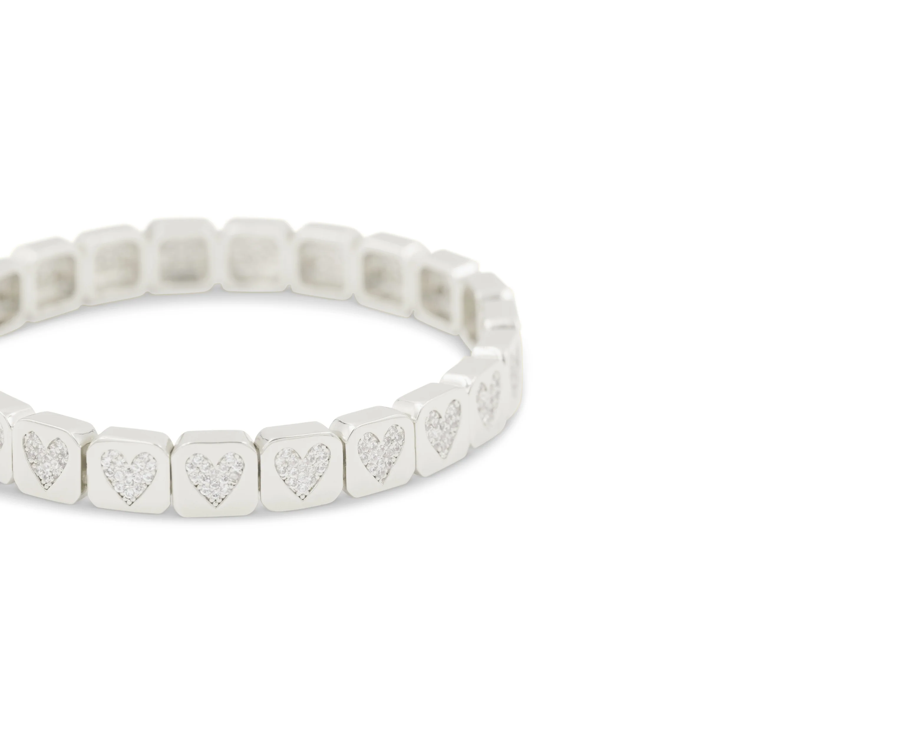 THE PAVÉ HEART BRACELET - Image 5