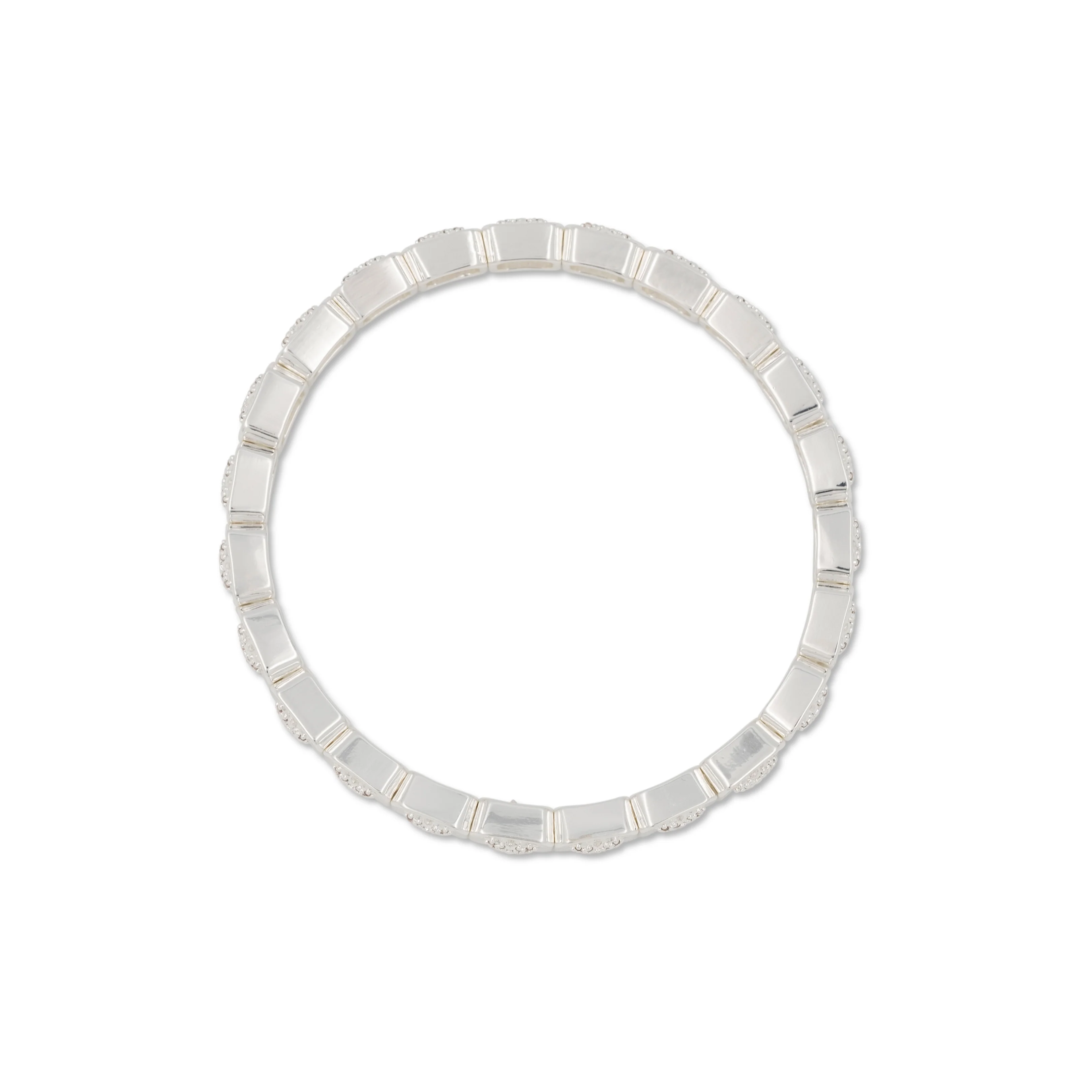 THE PAVÉ PUFFED HEART BRACELET - Image 7