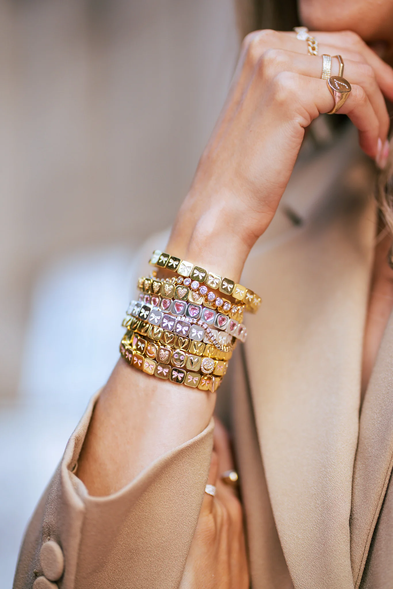 THE PINK LOVE LOCK BRACELET - Image 4